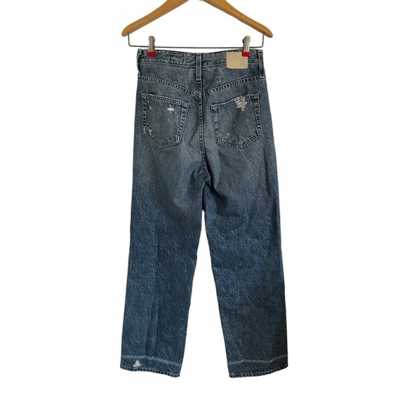 AG ADRIANO GOLDSCHMIED Knoxx High Rise Baggy Boyfriend Jeans Inland Wash - Picture 4 of 14